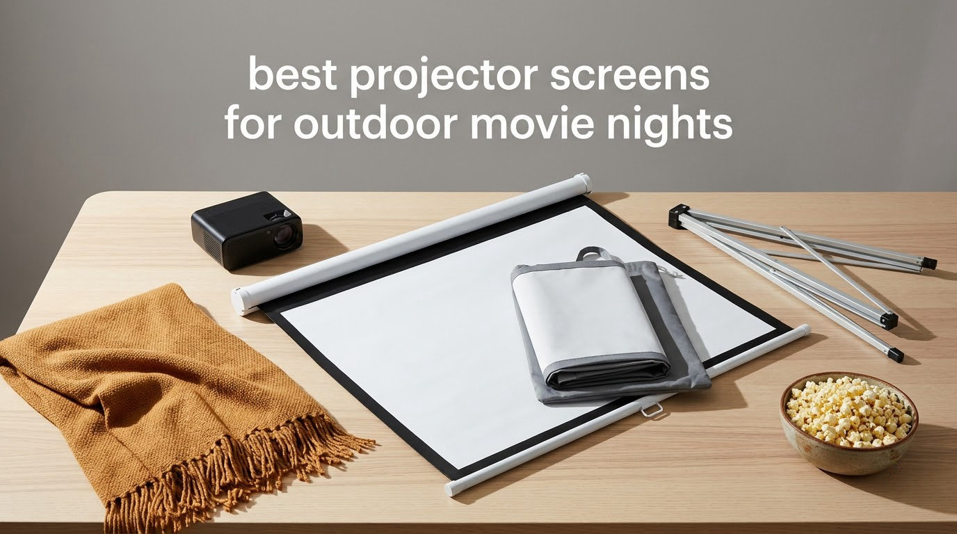 best projector screens for outdoor movie nights