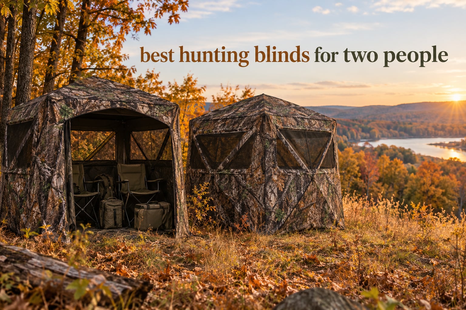 best hunting blinds for two people