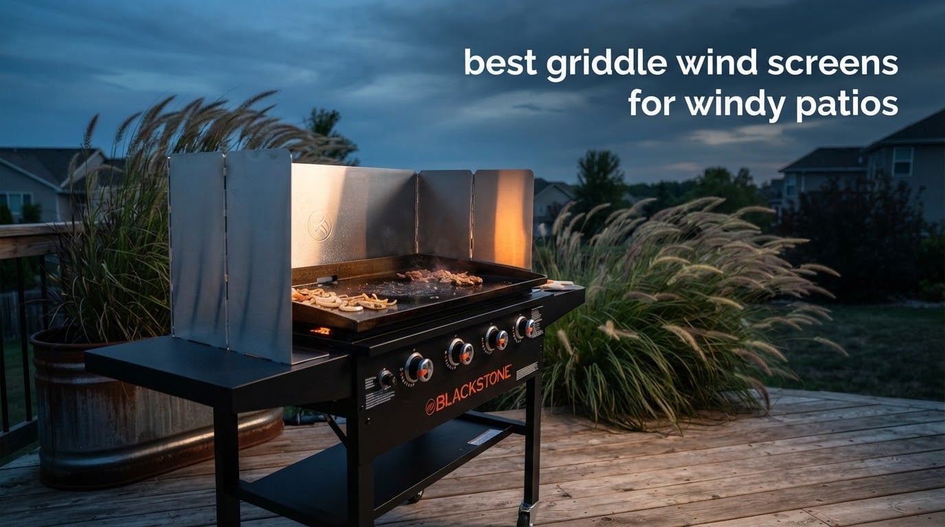 best griddle wind screens for windy patios