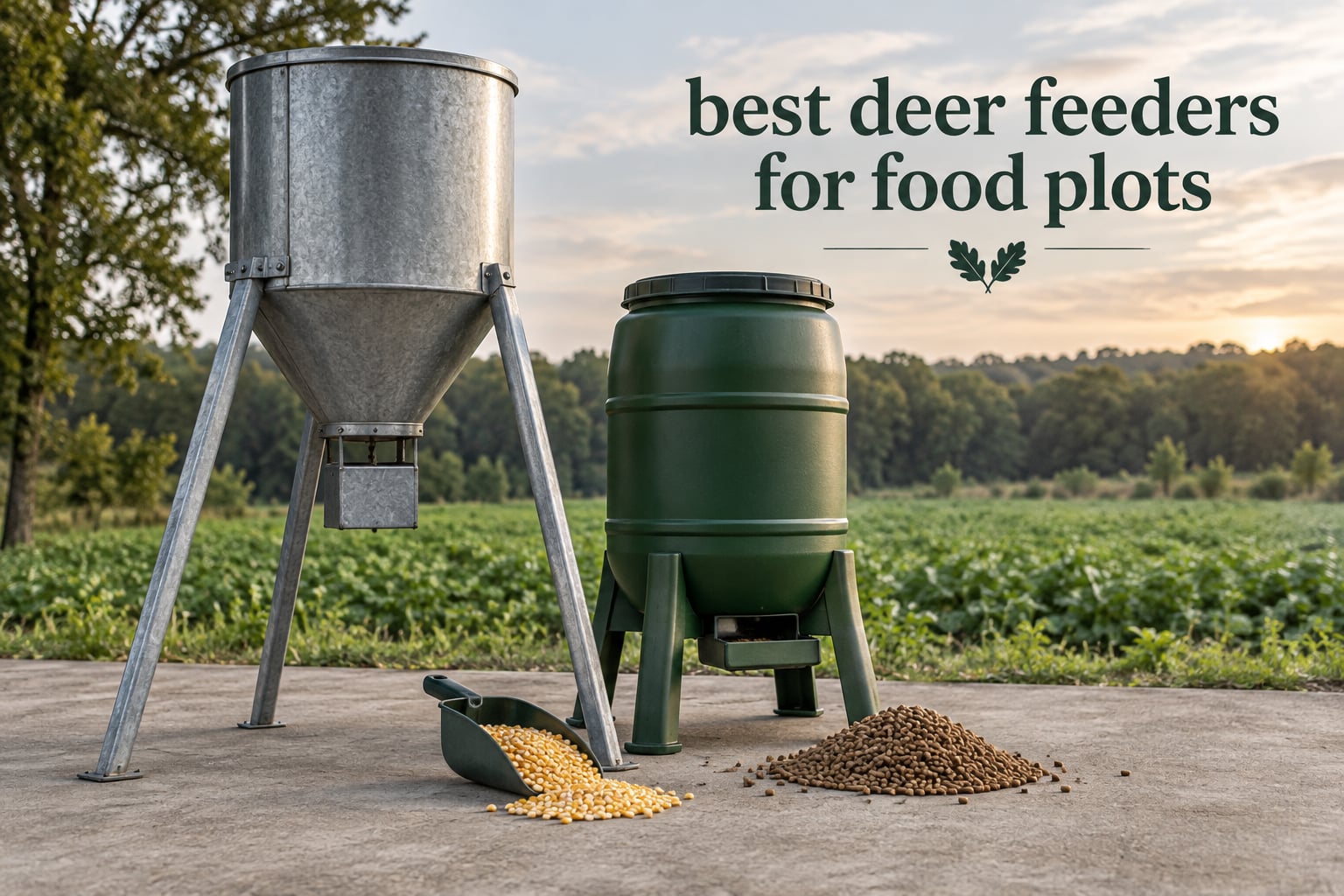 best deer feeders for food plots
