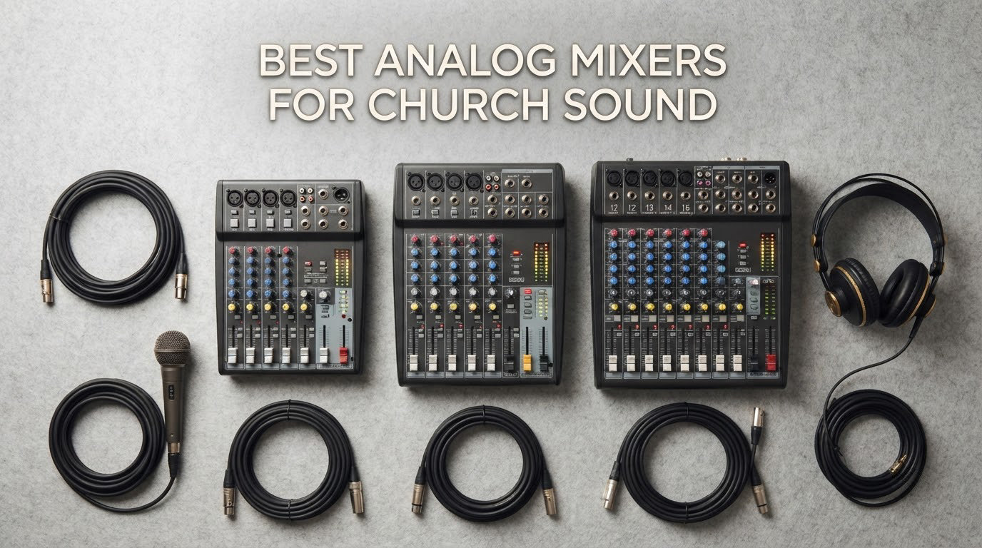 best analog mixers for church sound