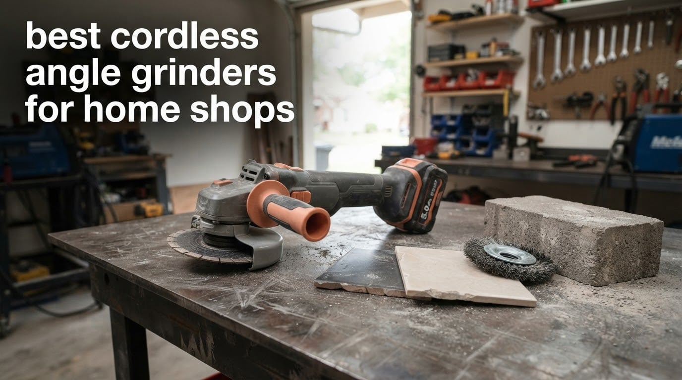 best cordless angle grinders for home shops