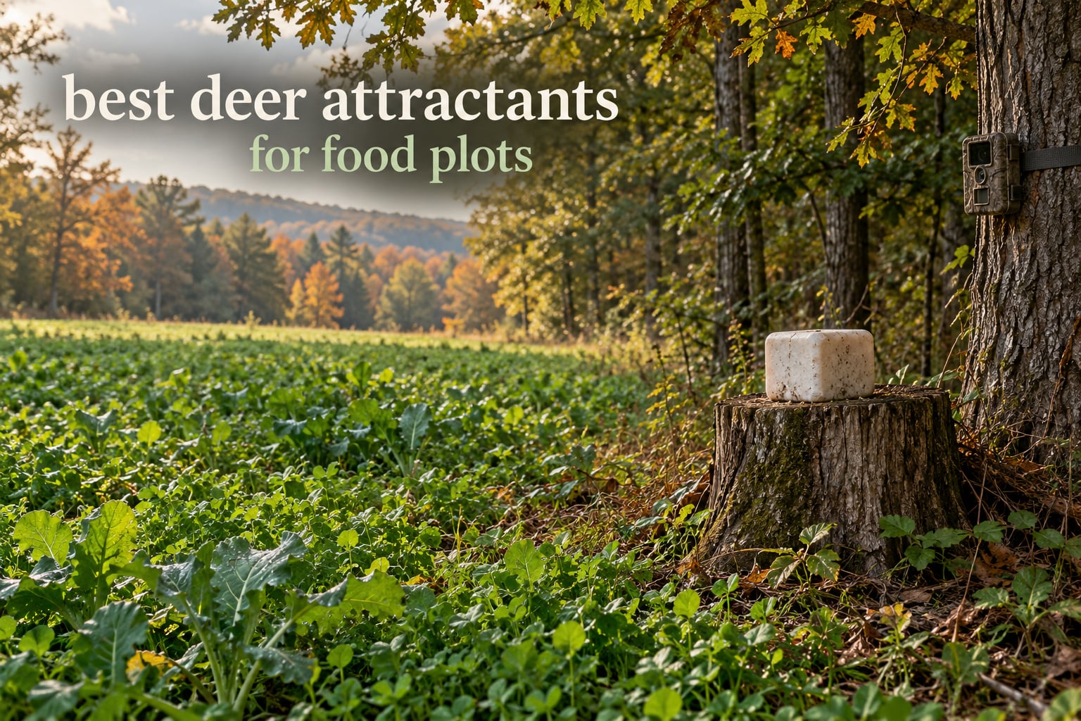 best deer attractants for food plots