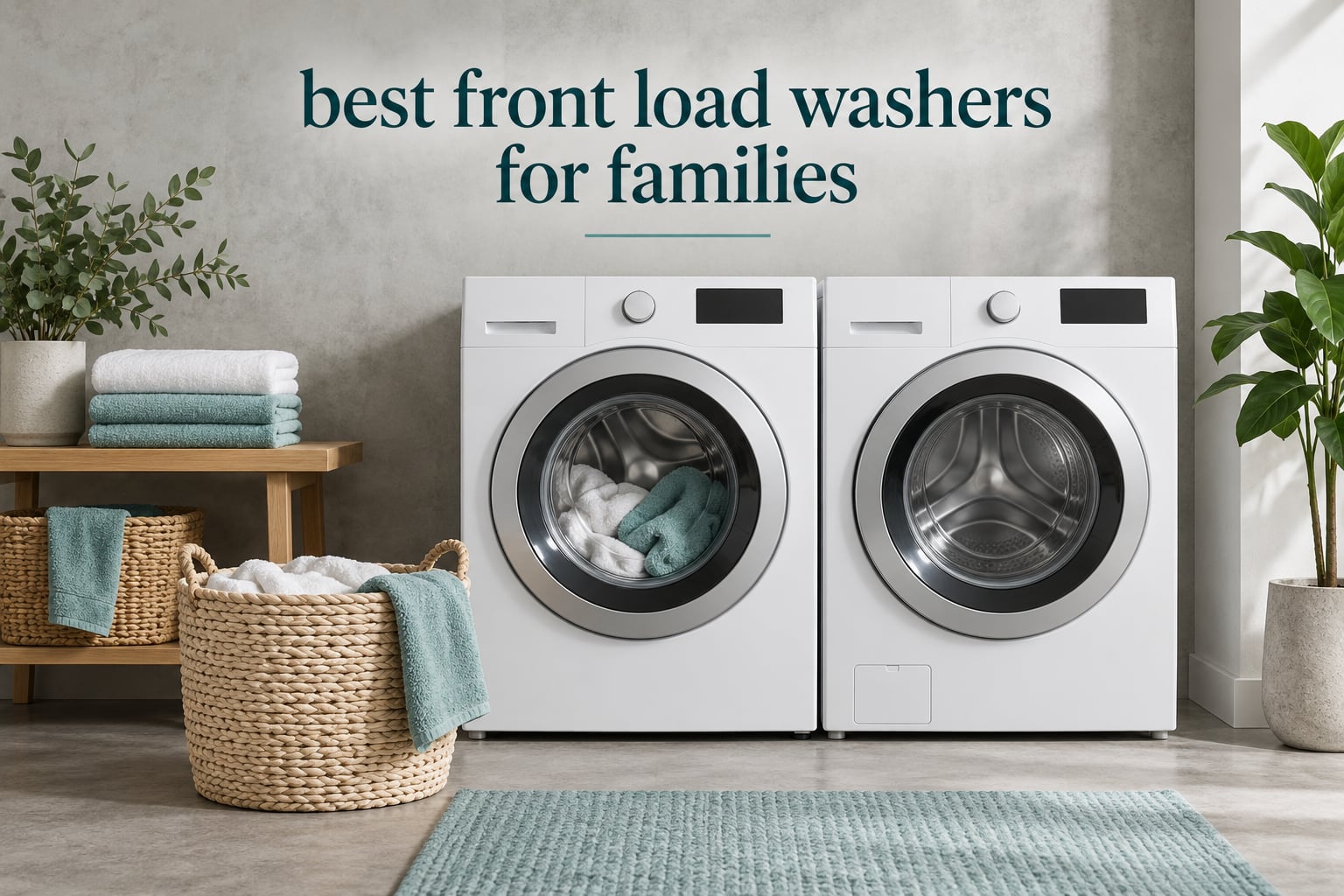best front load washers for families