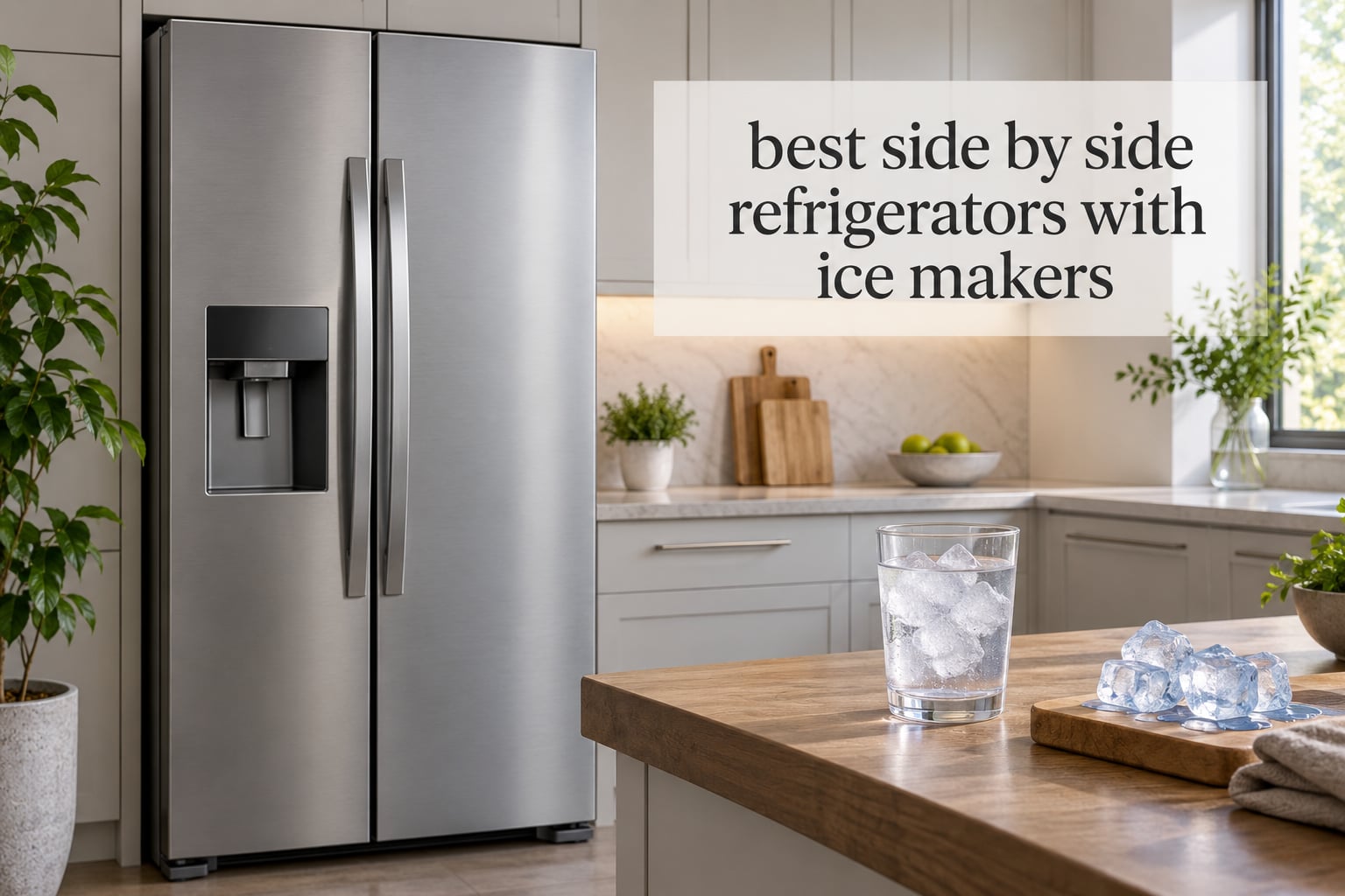best side by side refrigerators with ice makers