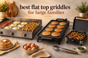 best flat top griddles for large families