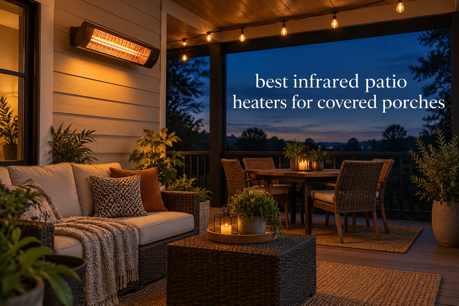 best infrared patio heaters for covered porches