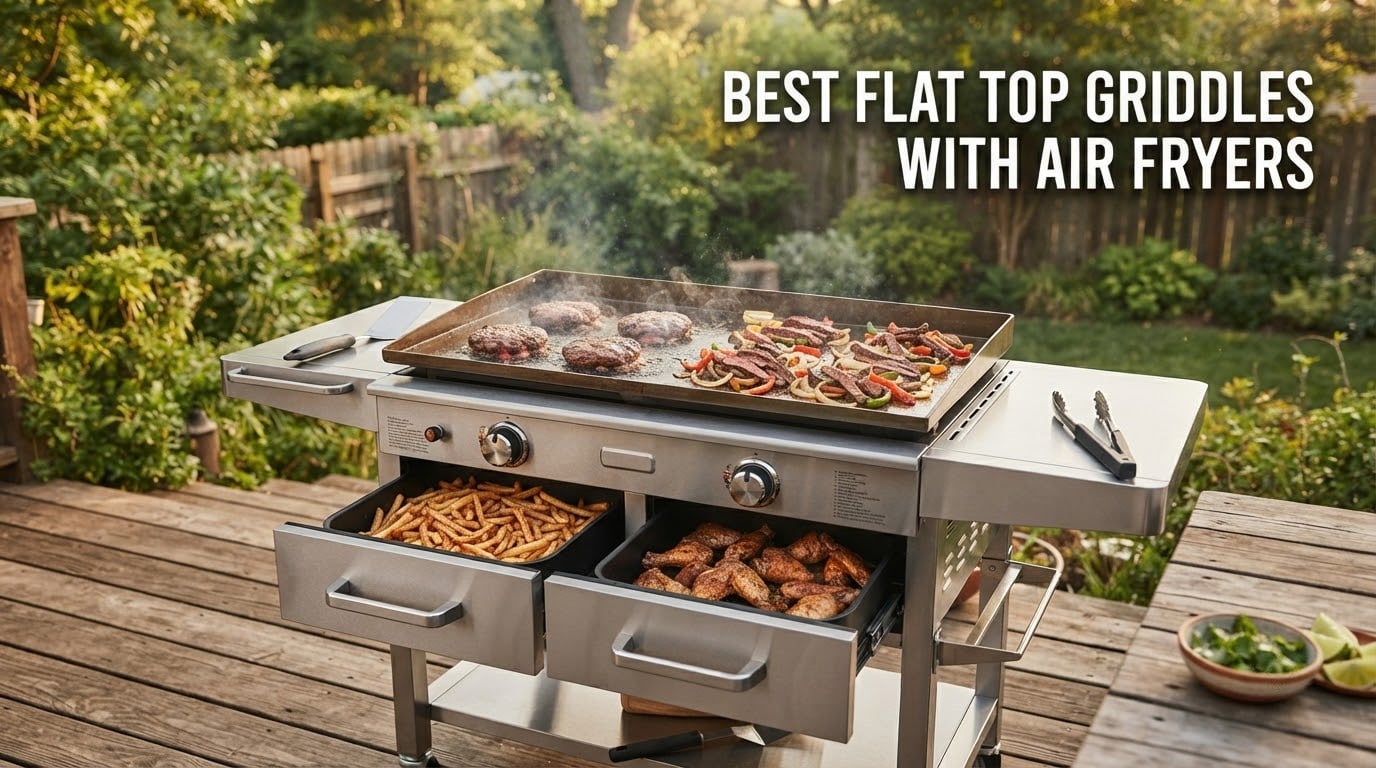 best flat top griddles with air fryers