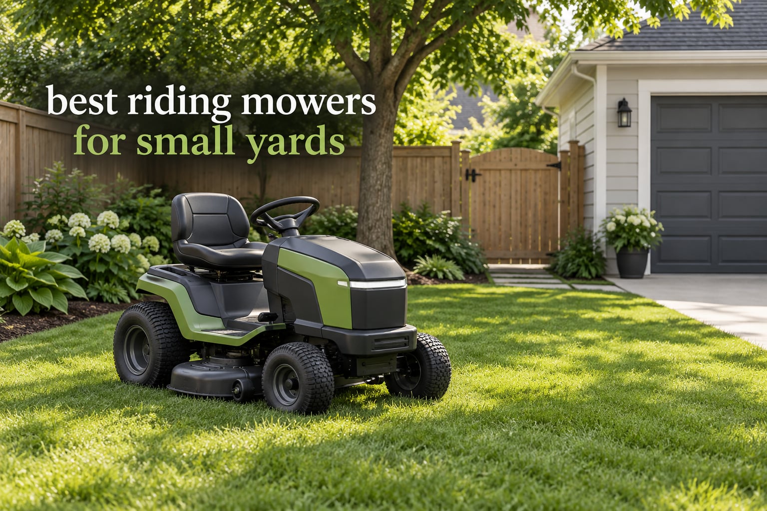 best riding mowers for small yards