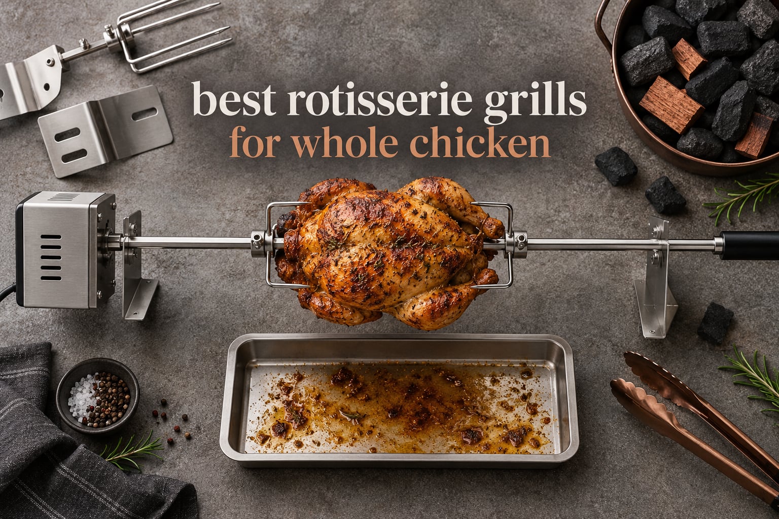 best rotisserie grills for whole chicken