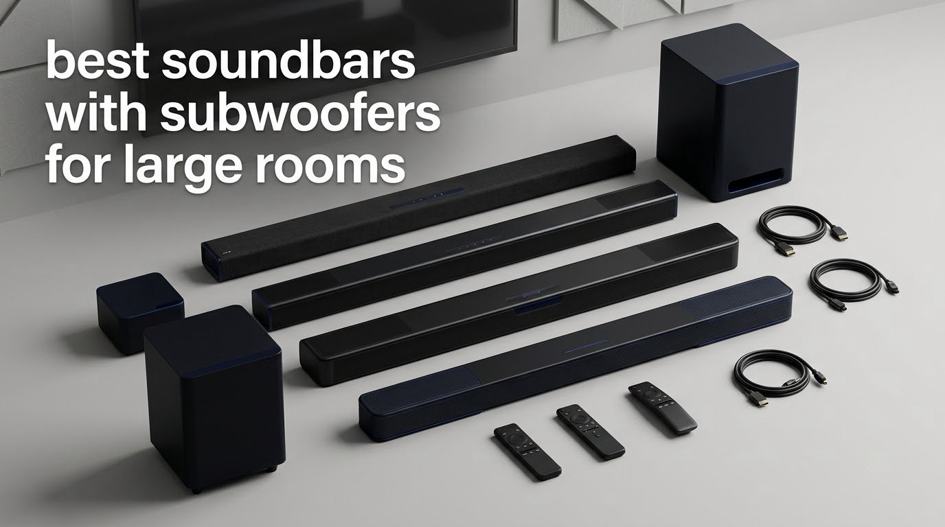 best soundbars with subwoofers for large rooms