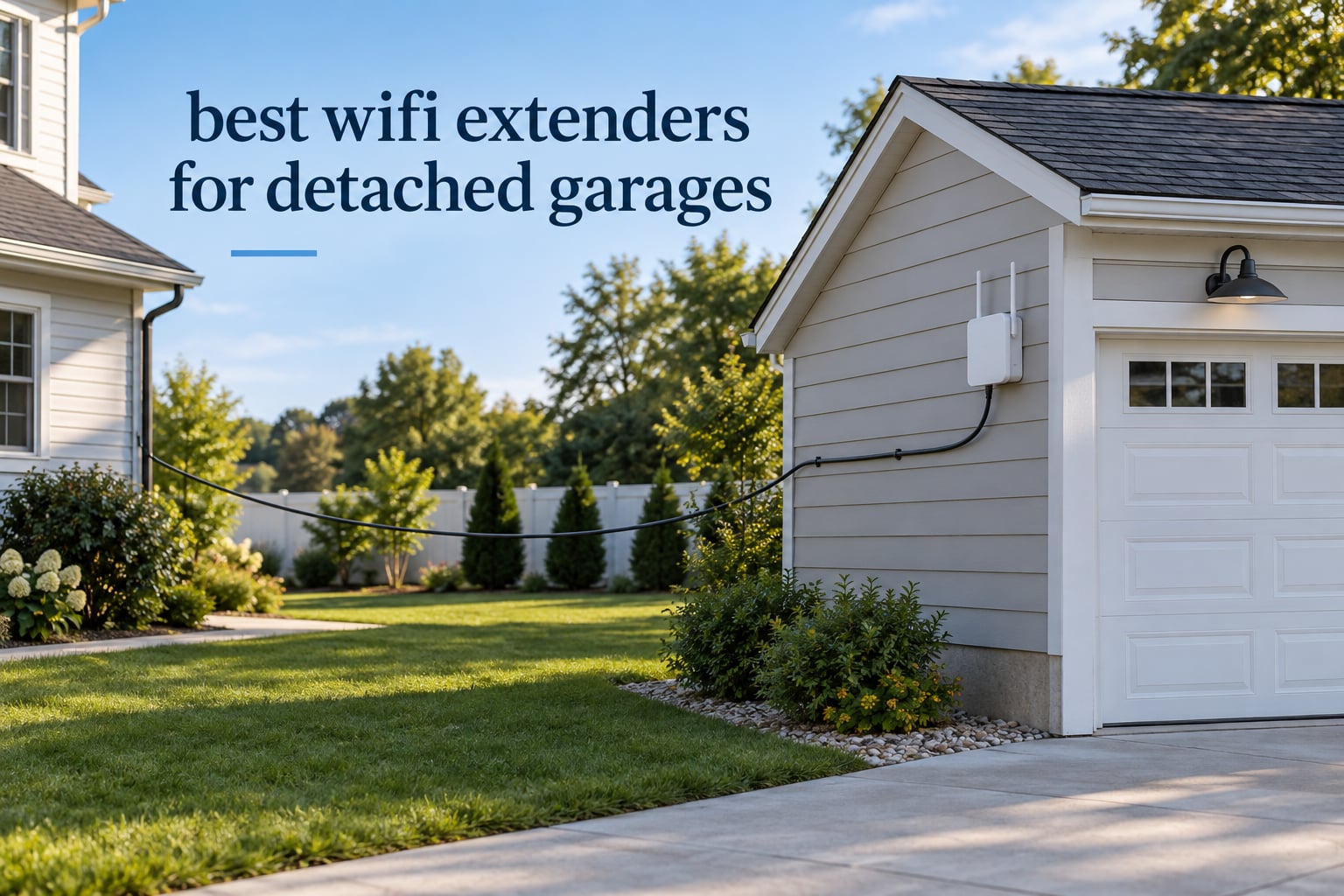 best wifi extenders for detached garages