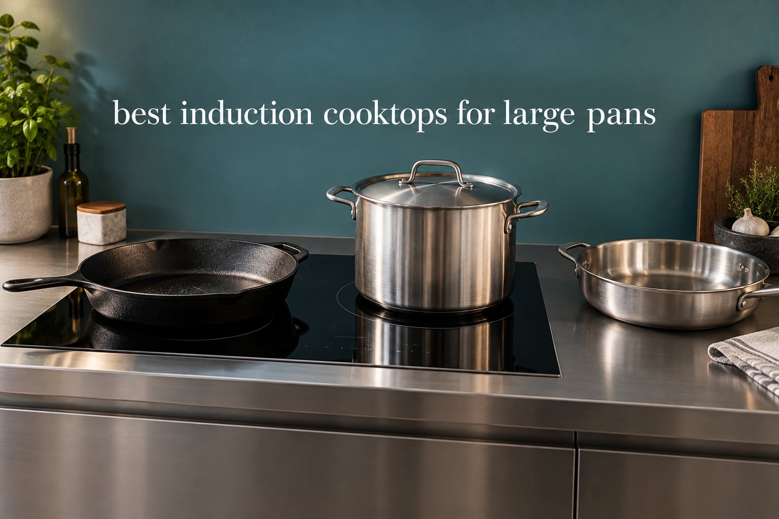 best induction cooktops for large pans