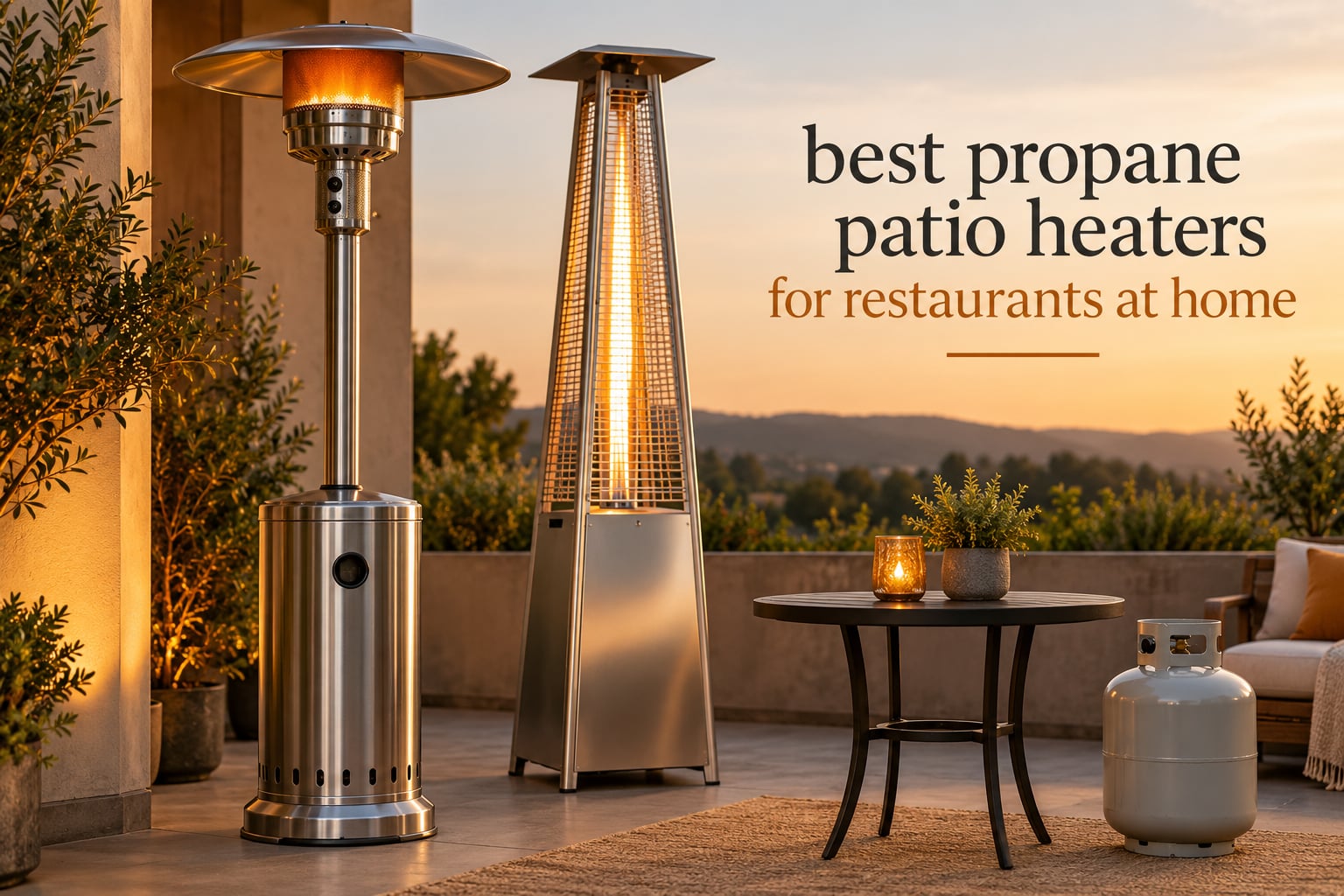 best propane patio heaters for restaurants at home