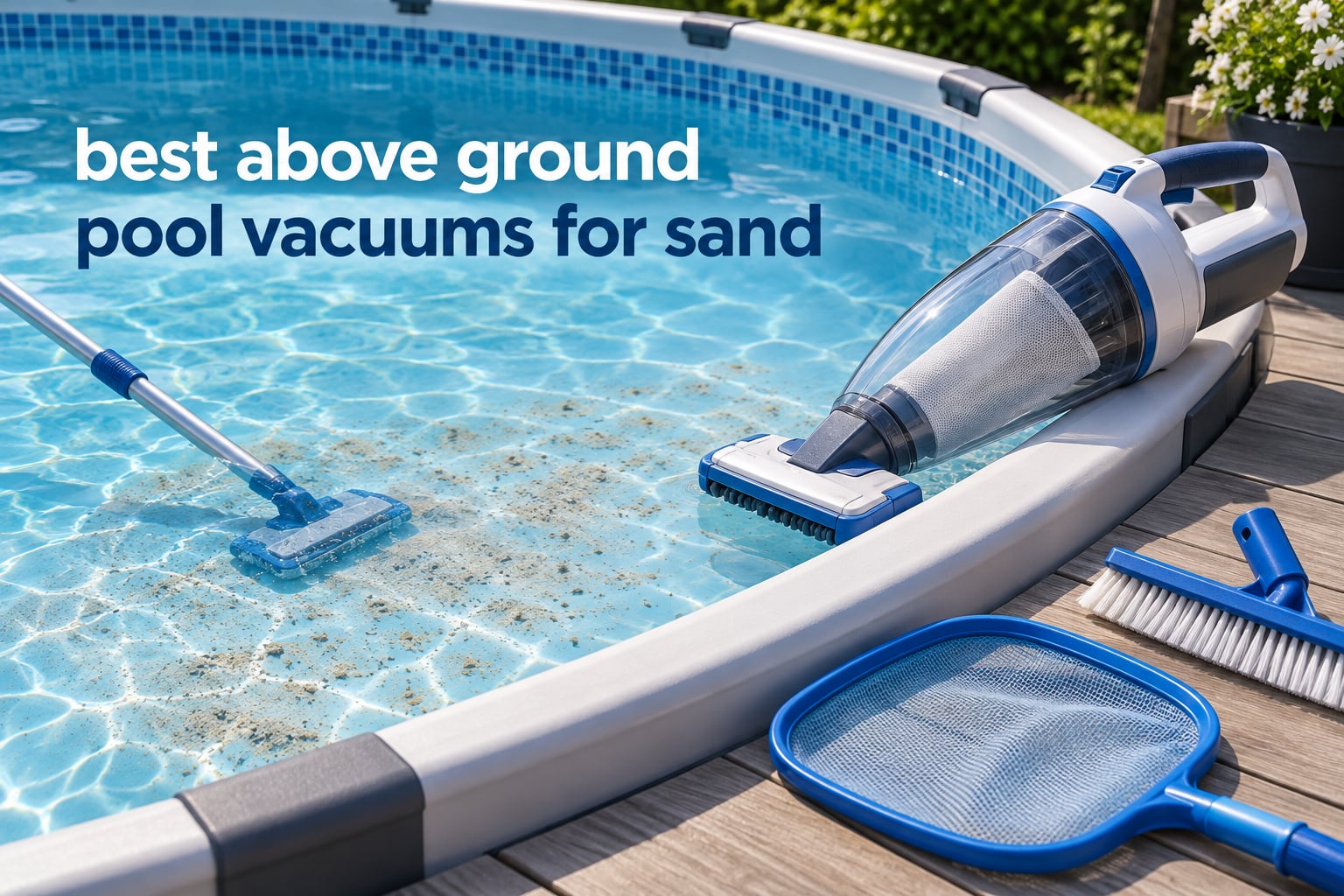 best above ground pool vacuums for sand
