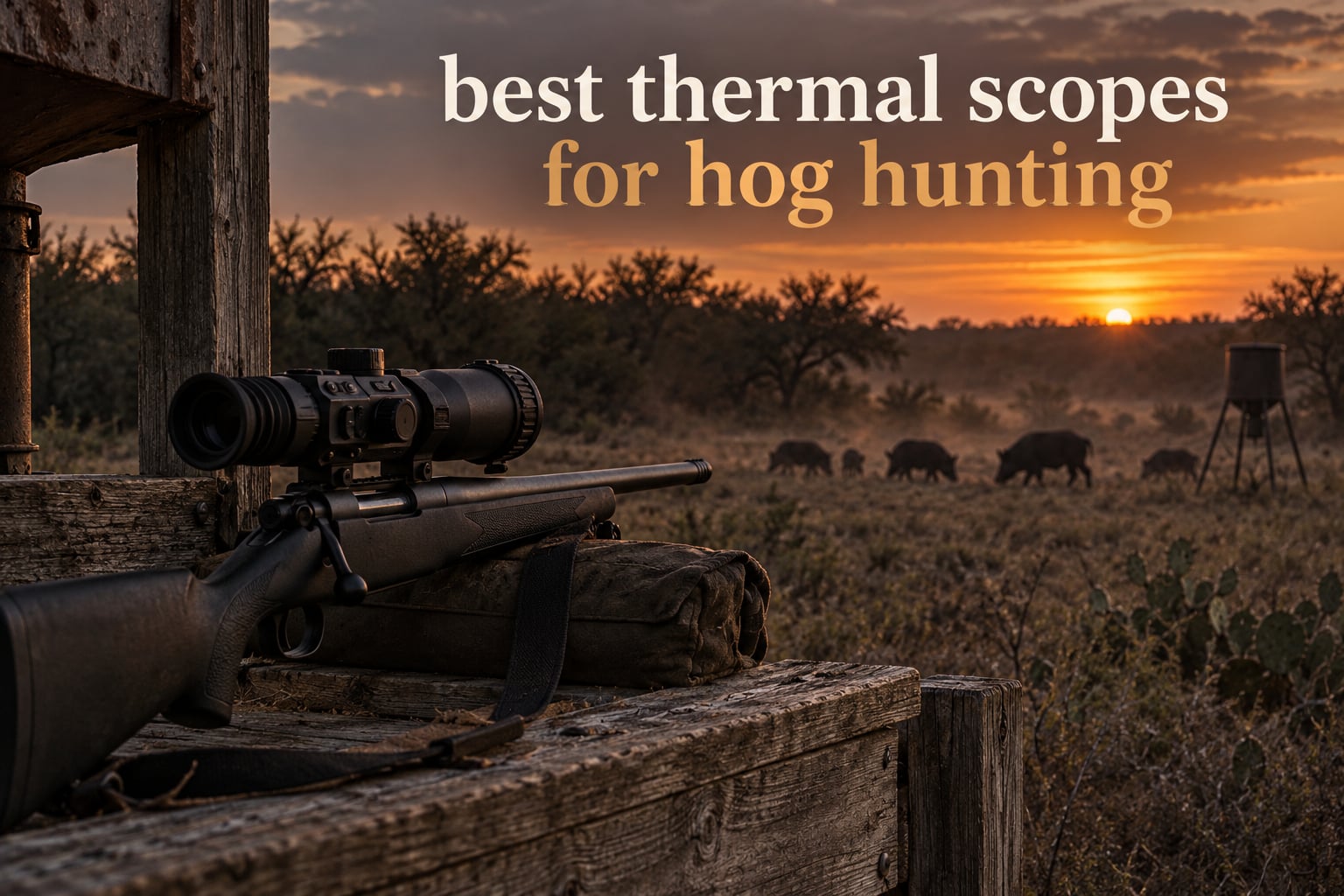 best thermal scopes for hog hunting