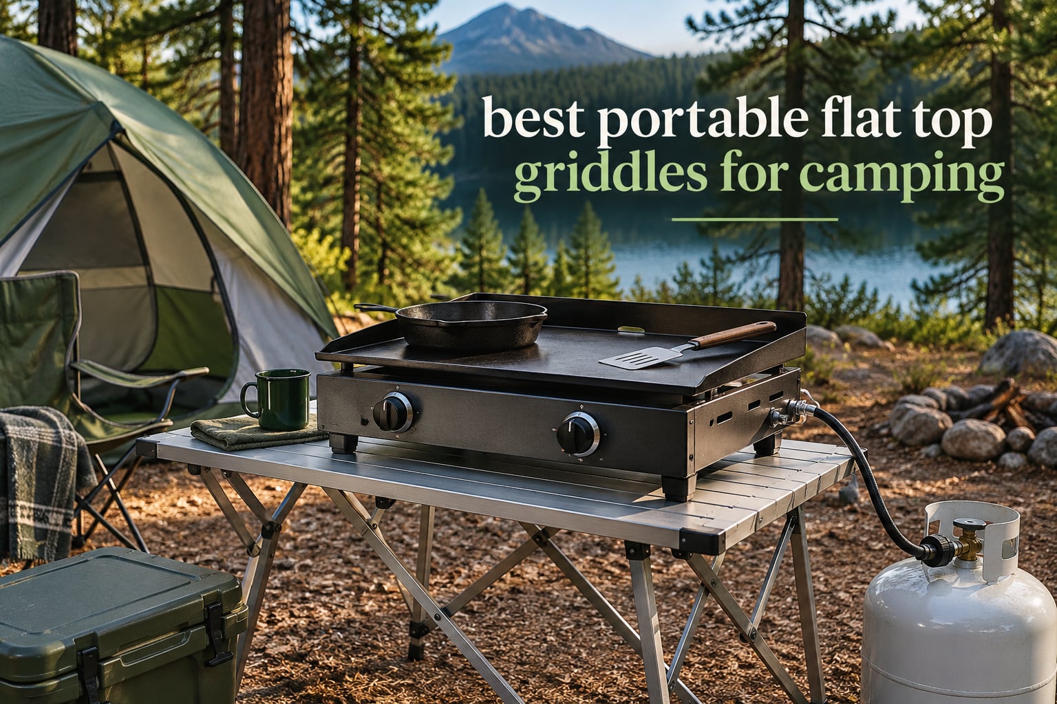 best portable flat top griddles for camping