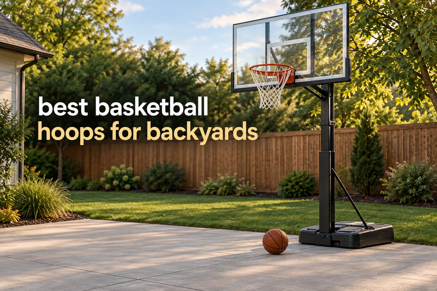 best basketball hoops for backyards