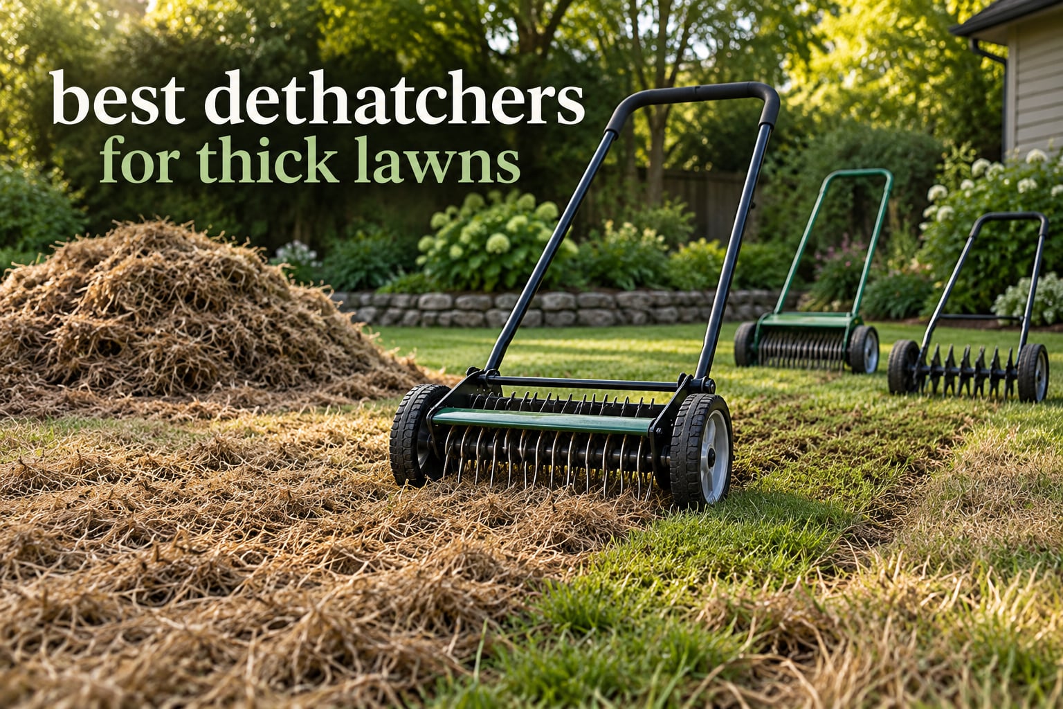 best dethatchers for thick lawns