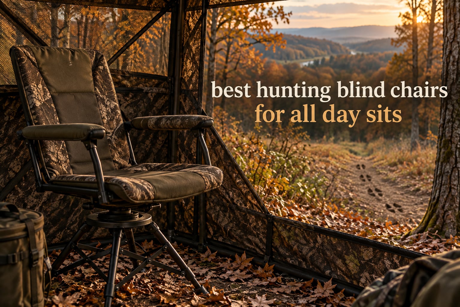 best hunting blind chairs for all day sits