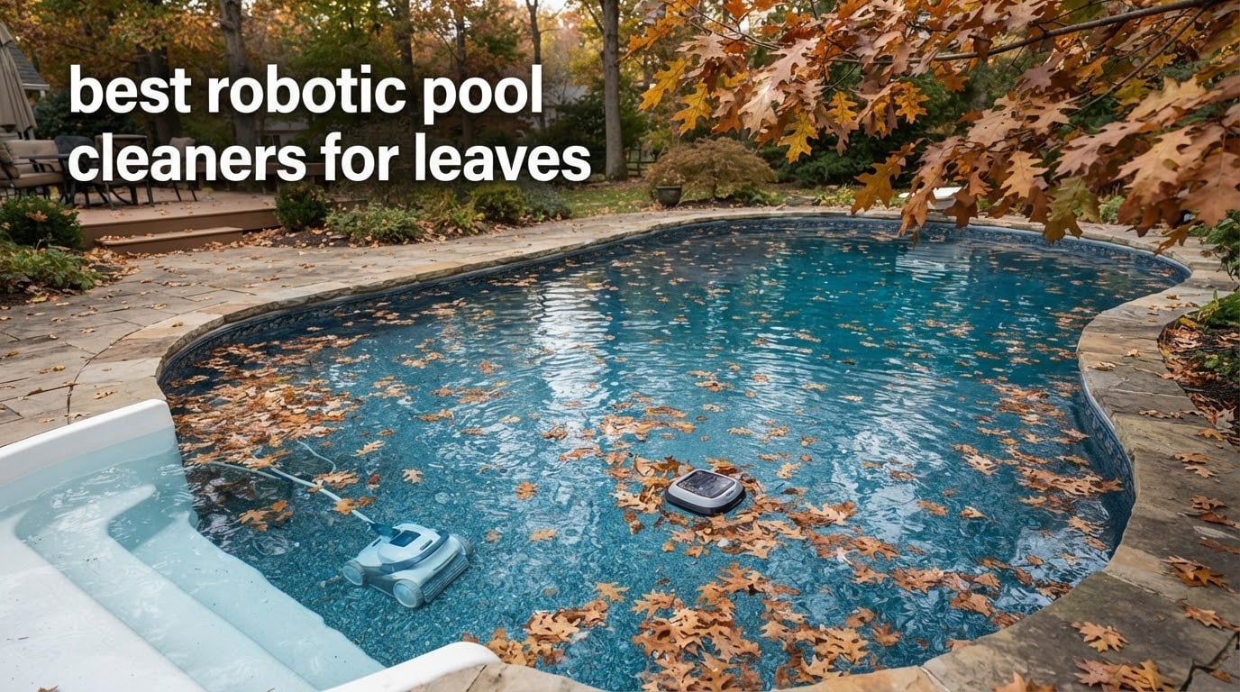 best robotic pool cleaners for leaves