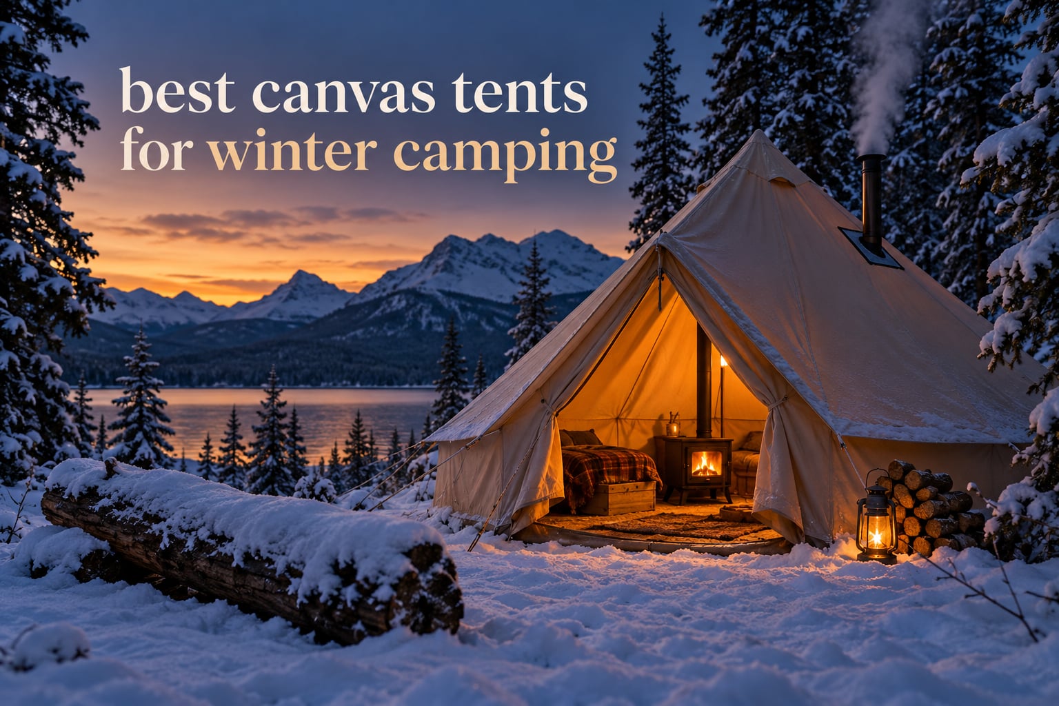 best canvas tents for winter camping