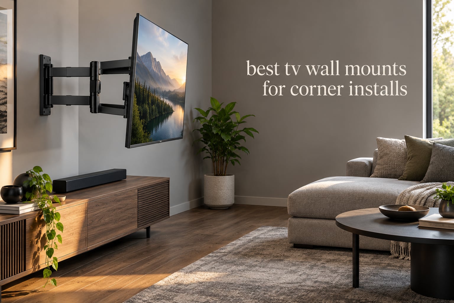 best tv wall mounts for corner installs