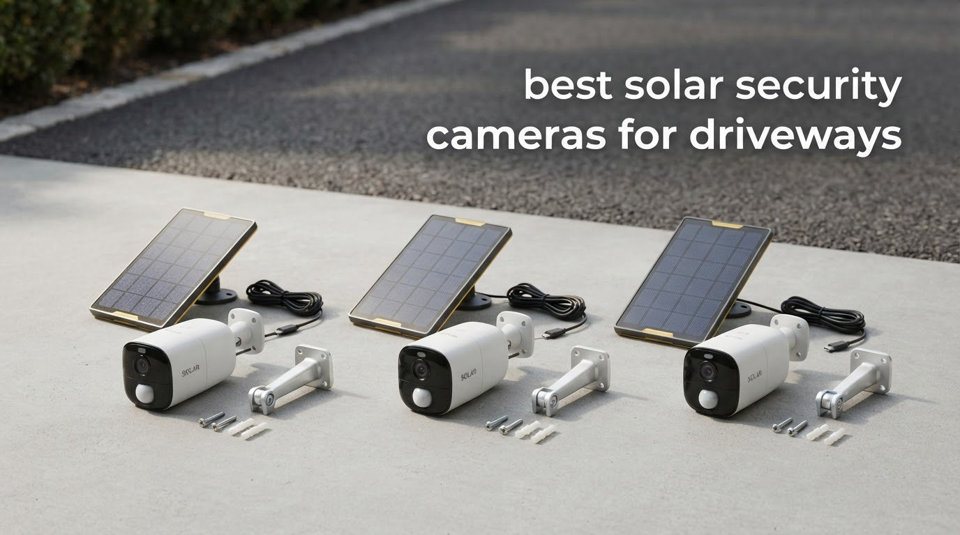 best solar security cameras for driveways