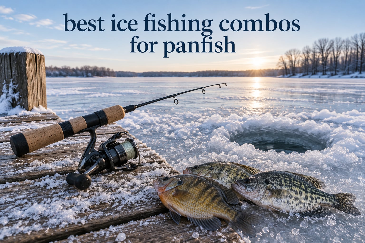 best ice fishing combos for panfish