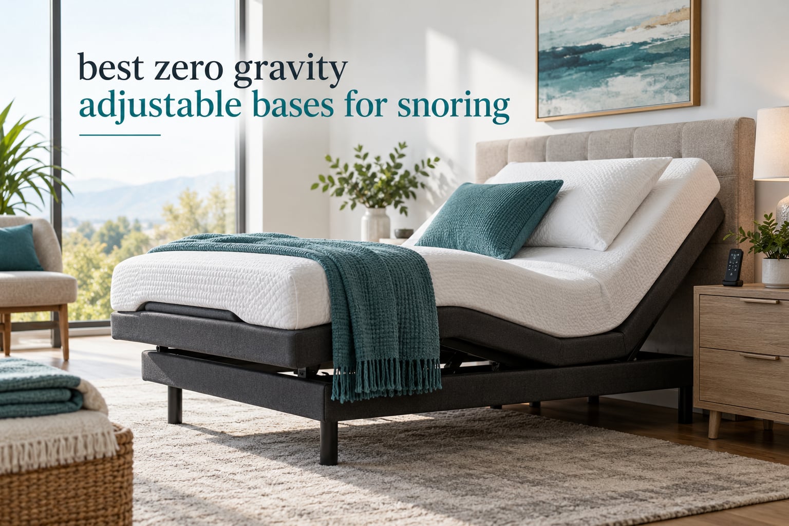 best zero gravity adjustable bases for snoring