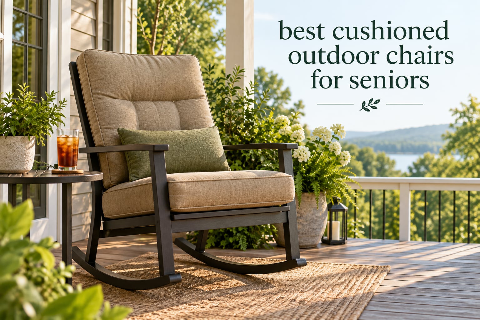 best cushioned outdoor chairs for seniors